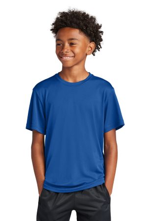 Youth Competitor Moisture Wicking Short Sleeve Crewneck T-Shirt – True Royal Blue