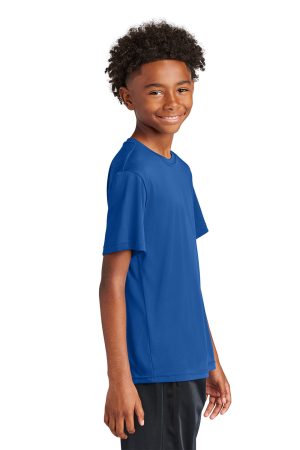 Youth Competitor Moisture Wicking Short Sleeve Crewneck T-Shirt – True Royal Blue
