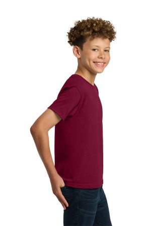 Youth Short Sleeve Crewneck T-Shirt – Garnet Red