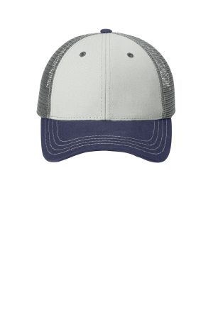 Hats Adjustable Hat – Chrome Grey/New Navy Blue
