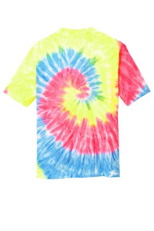 Youth Tie-Dye Short Sleeve Crewneck T-Shirt – Neon Rainbow
