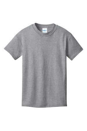 Youth Core Short Sleeve Crewneck T-Shirt – Heather Grey