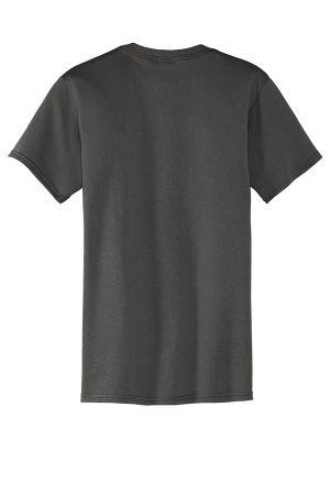 Mens Core Short Sleeve Crewneck T-Shirt Pocket – Charcoal Grey