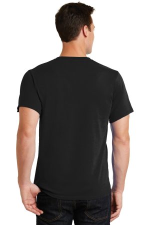 Mens Essential Short Sleeve Crewneck T-Shirt – Jet Black